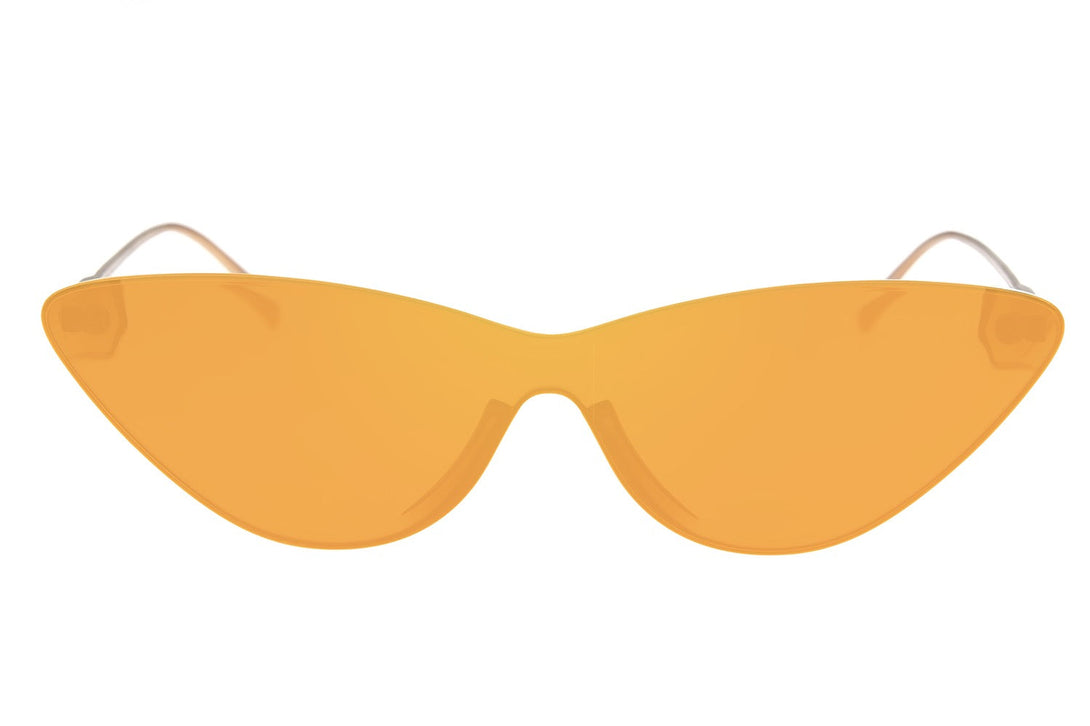 SUNGLASSES FEMALE TREND SUMMER BLOCK CAT EYE ORANGE BRONZE OCCL2668