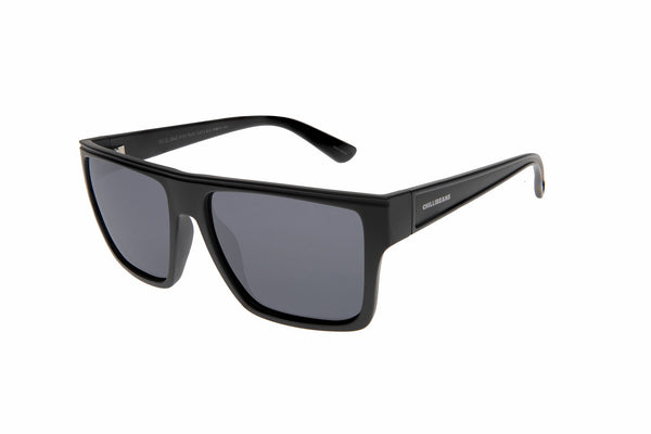 SUNGLASSES MALE CHILLI BEANS SQUARE POLYCARBONATE POLARIZED MATTE BLACK OCCL3642