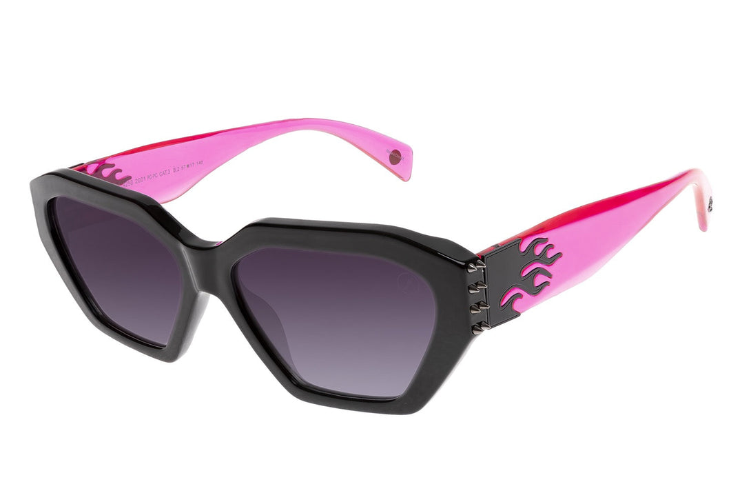 SUNGLASSES FEMALE XAMA SQUARE GRADIENT BLACK OCCL4250