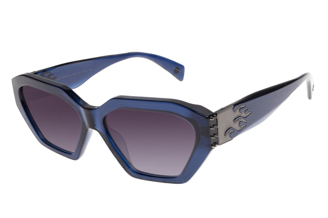 SUNGLASSES FEMALE XAMA SQUARE GRADIENT BLUE OCCL4250