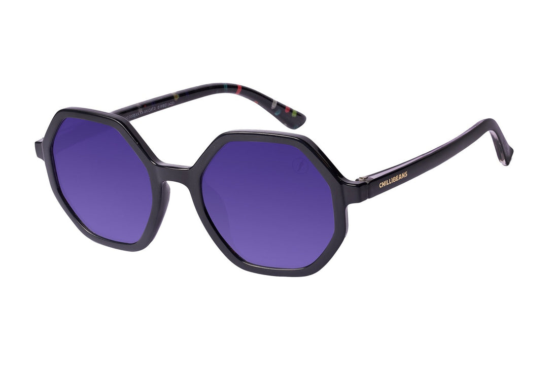 SUNGLASSES FEMALE HARRY POTTER SEASONAL PURPLE BLACK OCKD0775