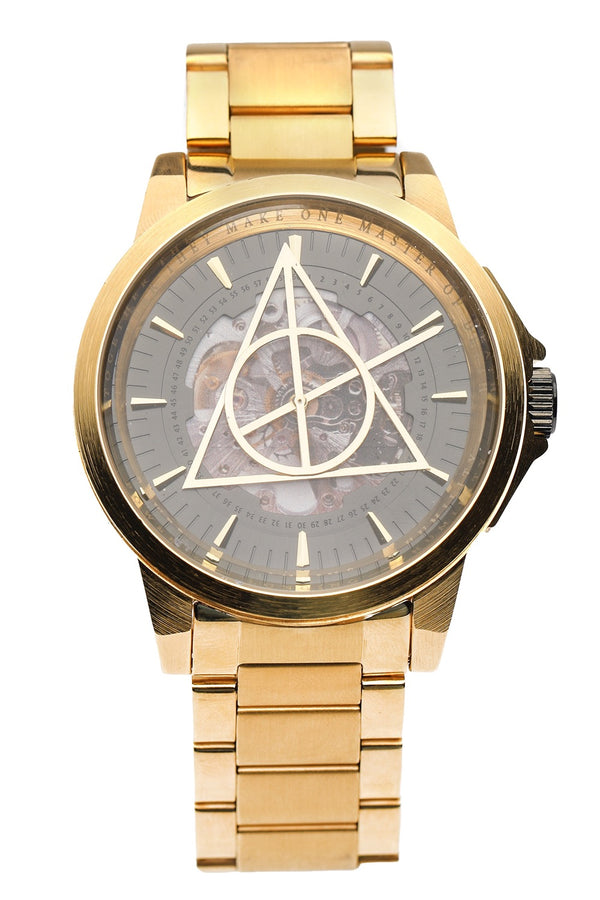 WATCHES UNISEX HARRY POTTER ROUND GOLDEN REMT1563