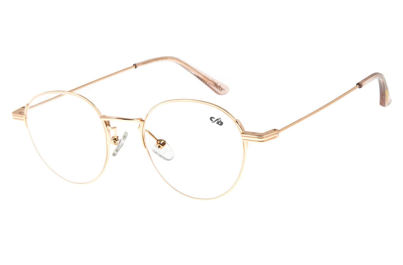 WOMEN GOLD COLLECTION ROUND OPTICAL